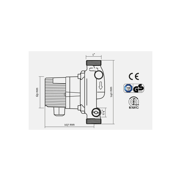 BWO 200 1\" mit innengewinde