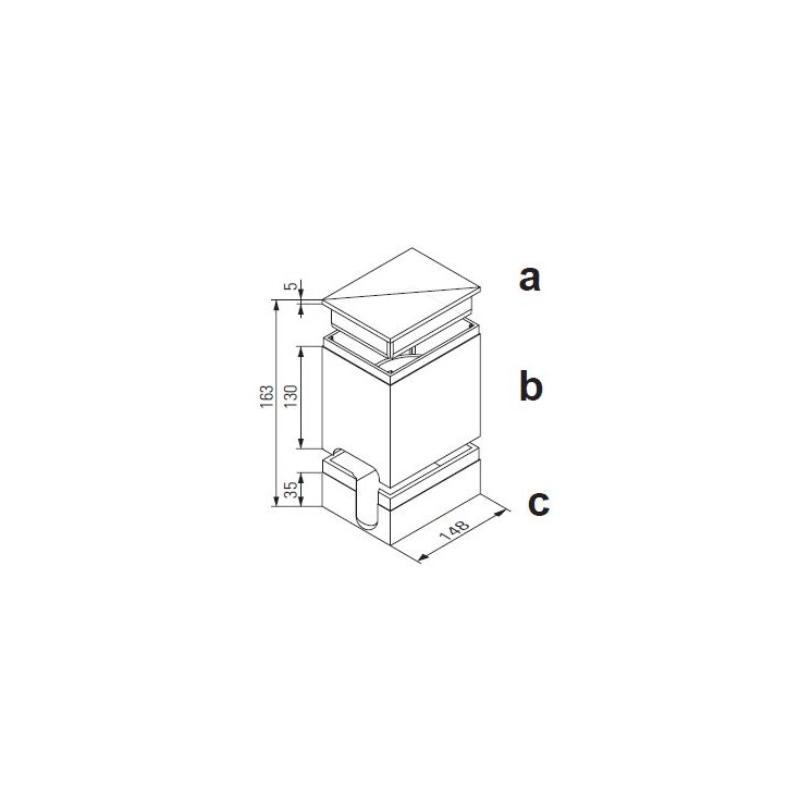 Bauschutz aus Polystyren (oben und unten) für Unicount  