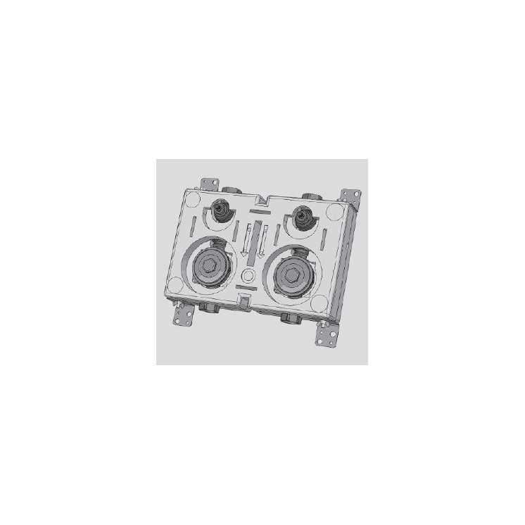 Set gros oeuvre Minibloc Koax  pour Deltamess 