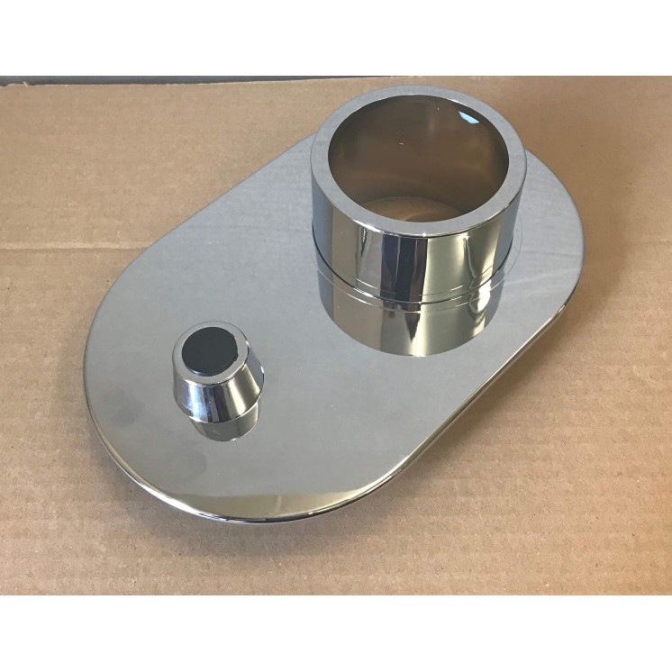 Garniture en chrome pour Minibloc Koax 2\"  