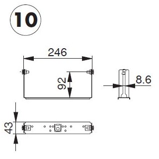 Zusätzliche Armaturenplatte für GIS-System (Geberit) Verkauf stückweise, jedoch 2 Stück notwendig !  