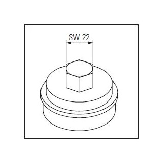 Couvercle d\'essai de pression (laiton brut)