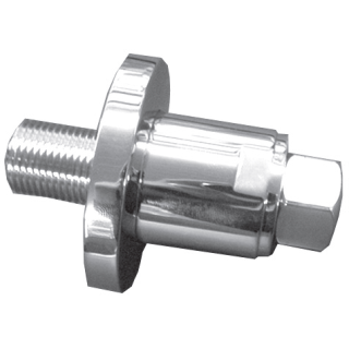 Amortisseur contre des coups de bélier et des bruits pour robinetterie apparente (douche) pour raccordement 1/2 F X 1/2 M