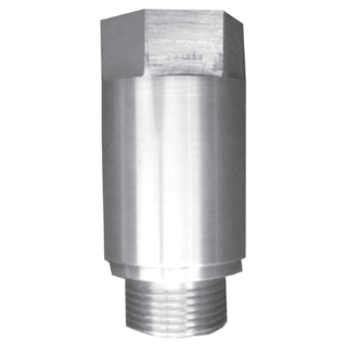 Amortisseur contre des coups de bélier et des bruits apparent pour raccordement d\'appareil 3/4 M x 3/4 F  