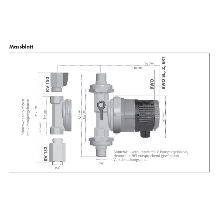BWO 155 R 12 V mit Innengewinde